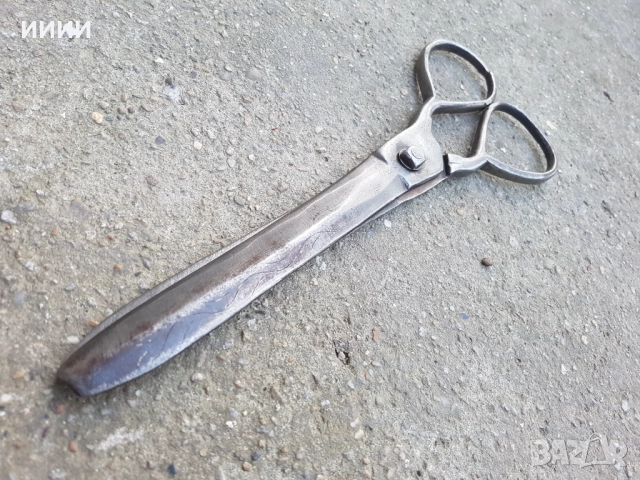 Абаджийска ножица със златни набивки 