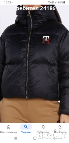 Tommy Hilfiger Womens Down Jacket Size L НОВО! ОРИГИНАЛ! Дамско Зимно пухено Яке!, снимка 2 - Якета - 53430393