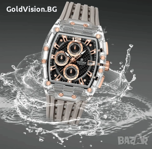 Мъжки часовник Naviforce 7105 – Grey + ПОДАРЪК, снимка 2 - Мъжки - 53144495