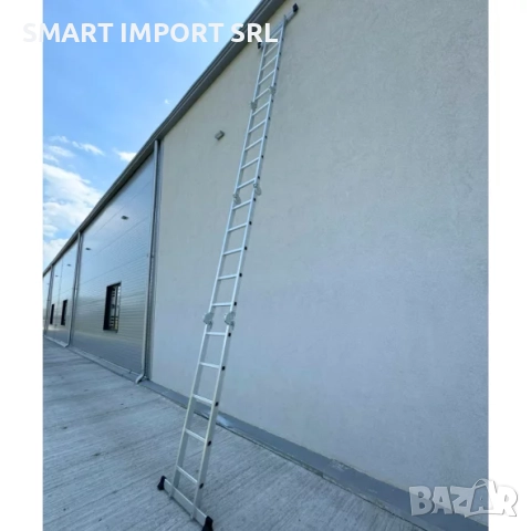 Многофункционална сгъваема стълба KMP405B, 4x5 стъпала, снимка 6 - Железария - 52006908