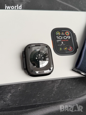 24мес❌ Гаранция‼️ Apple Watch ULTRA 2 ‼️ Лизинг от 42лв/м ‼️ 49mm Cell / Black Titanium, снимка 6 - Смарт часовници - 52144762