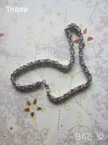 Невероятен синджир верига ланец от стомана , снимка 4 - Колиета, медальони, синджири - 33123380