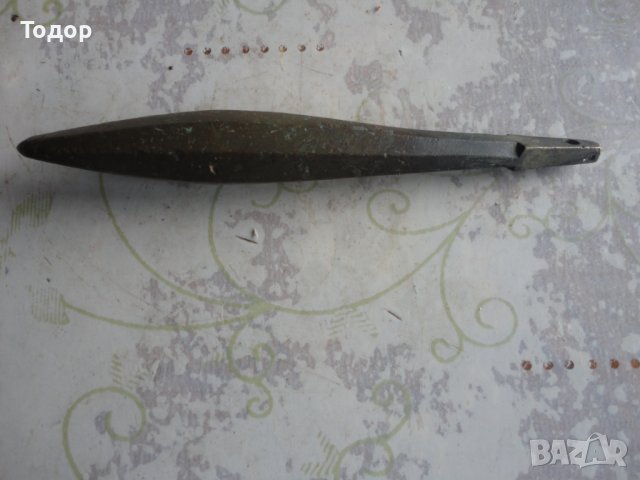 Старинен бронзов отвес , снимка 4 - Антикварни и старинни предмети - 43001019