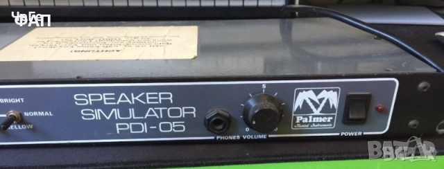 Palmer PDI-05 Speaker Simulator, снимка 3 - Китари - 52550903
