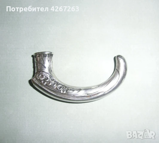 Старинна сребърна дръжка за чадър Art Nouveau / Jugendstil / Liberty, снимка 10 - Антикварни и старинни предмети - 50520768