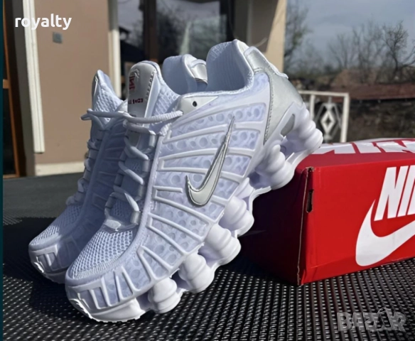 Nike shox tl white мъжки маратонки , снимка 2 - Маратонки - 51621027