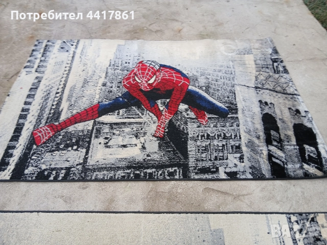 ЦЕТСКИ КИЛИМИ СПАЙДЪРМЕН , снимка 2 - Килими - 52674449