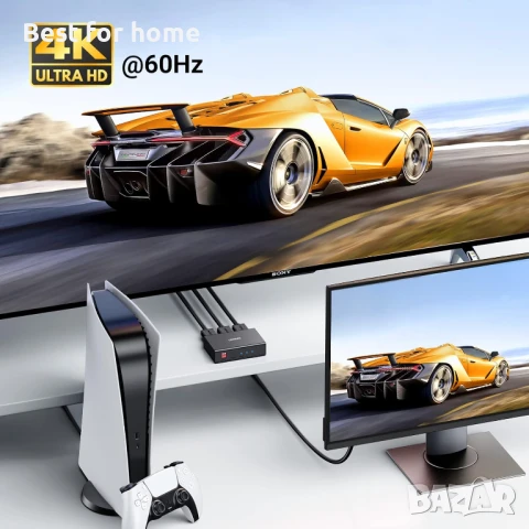 UGREEN HDMI сплитер 1 вход 2 изхода, снимка 3 - Други - 51127030