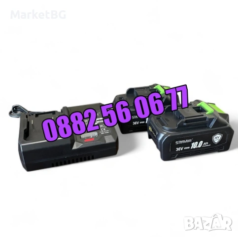 К-т Акумулаторен перфоратор, ъглошлайф 125 мм, гайковерт/винтоверт 36V, снимка 11 - Други инструменти - 53274470