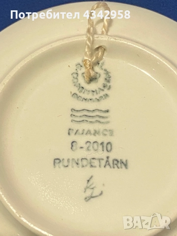 Royal Copenhagen. 6 бр.чинийки за стена.Porcelain., снимка 8 - Антикварни и старинни предмети - 52021523