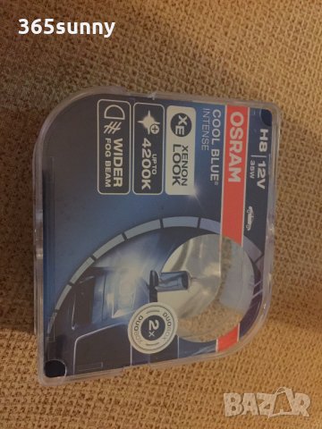 Комплект 2 халогенни крушки Osram H8 Cool Blue Intense 12V, 35W