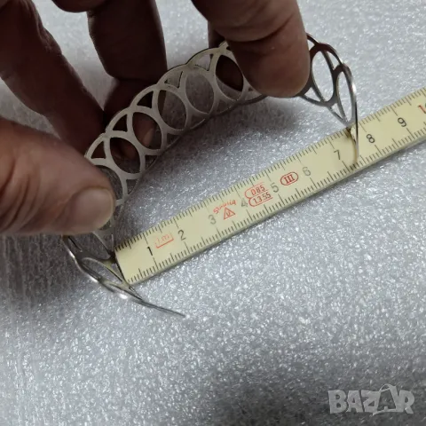 Като нова! Сребърна Гривна ITALY (проба 925)-10.18 грама, снимка 11 - Гривни - 47981911