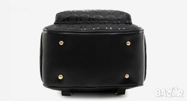 Комплект раница и 3 чантички / Цвят: Черен, снимка 13 - Чанти - 52895133