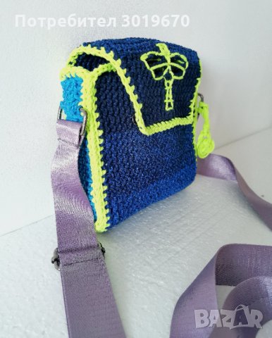 Плетена чанта стрекоза, снимка 4 - Чанти - 34879084