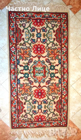 Прекрасен Старинен Оригинален Чипровски Котленски Килим Пътека Неизползван , снимка 2 - Антикварни и старинни предмети - 48933562