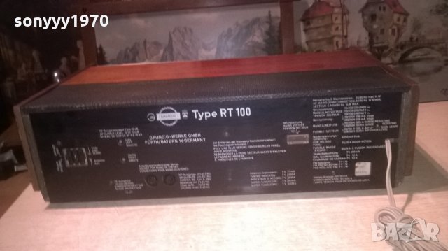 GRUNDIG TYPE RT 100-TUNER-РЕТРО КОЛЕКЦИЯ-ВНОС ХОЛАНДИЯ, снимка 14 - Ресийвъри, усилватели, смесителни пултове - 27768461