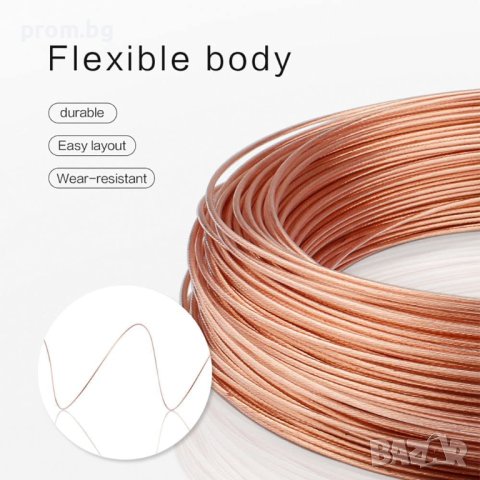 кабели за тонколони 2 х 0,75 мм, 10 м, свързване на високоговорители, снимка 5 - Други - 32170757