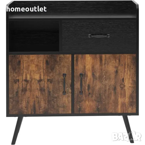 ПРОМОЦИЯ Многофункционален шкаф за съхранение в индустриален стил 10FJGSST13OK, снимка 3 - Шкафове - 48866665