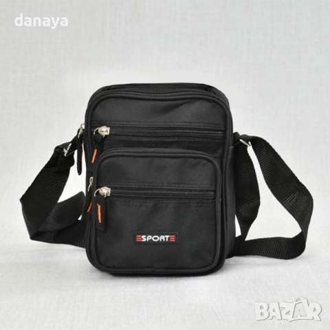 6003 Малка мъжка спортна чанта диагоналка, снимка 2 - Портфейли, портмонета - 51769532