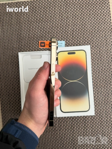 КАТО НОВ❗️ iphone 14PRO MAX ❗️Лизинг от 15E/мес ❗️MAX Gold златен, снимка 6 - Apple iPhone - 53455017