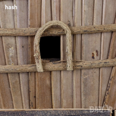 Декоративна къщичка за птици Relaxdays за окачване, необработена дървесина, балкон, градина, кутия з, снимка 7 - Декорация за дома - 53585535