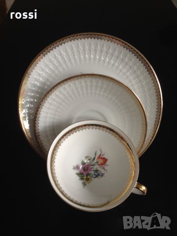 Vintage. Ново трио от Winterling Bavaria за кафе/чай и десерт, чаша и 2 чинии, сервиз, сет, чиния, снимка 4 - Антикварни и старинни предмети - 33395201