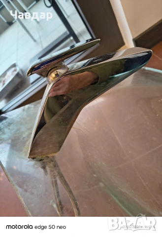 продавам стъклена мивка за баня със смесител и сифон, снимка 7 - Мивки - 53394271