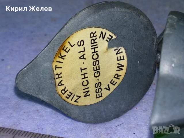 Стара МАРКОВА НЕМСКА КОЛЕКЦИОНЕРСКА ЦИНКОВА КАНИЧКА МАЙСТОРСКА ИЗРАБОТКА с ЕТИКЕТ и МАРКИРОВКА 42685, снимка 14 - Колекции - 43949381