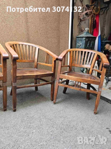 Трапезни столове с подлакътници, снимка 4 - Столове - 52879092