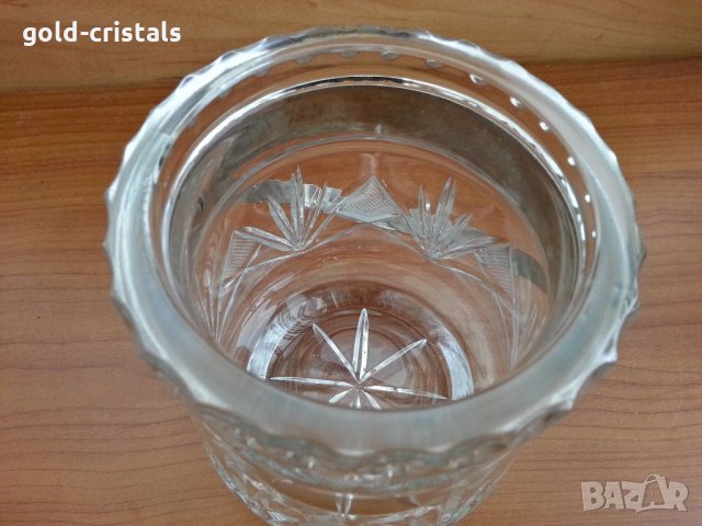 Кристална лекарка купа, снимка 3 - Антикварни и старинни предмети - 32737921