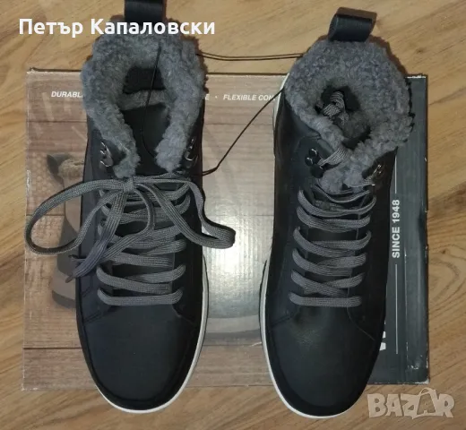 Зимни мъжки обувки ботуши WEATHERPROOF номер 45
Налични номера 43 44 45 46 , снимка 12 - Мъжки боти - 48562595