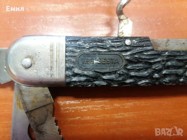 Колекционерски сгъваем нож VEB SESTA DDR, снимка 3 - Колекции - 34826608