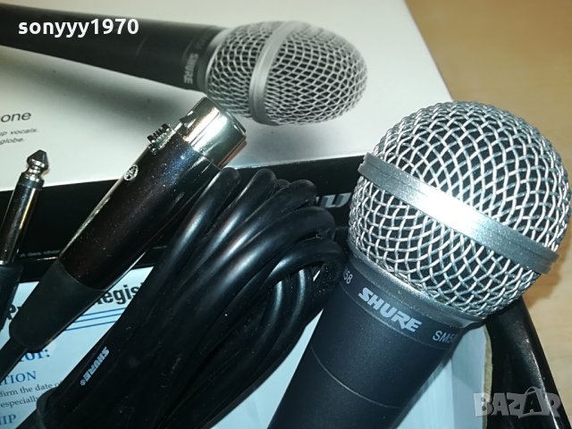 shure sm58-комплект-внос швеицария, снимка 4 - Микрофони - 28390426