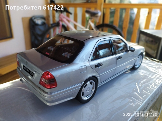 1:18 Метален модел на MERCEDES BENZ-C-CLASS C36 AMG (W202) Norev, снимка 8 - Колекции - 52708697