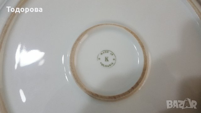 Порцеланово голямо плато, снимка 5 - Антикварни и старинни предмети - 32869815