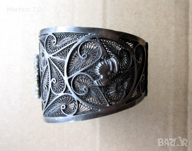 дамска сребърна гривна - 17, снимка 5 - Гривни - 43377124