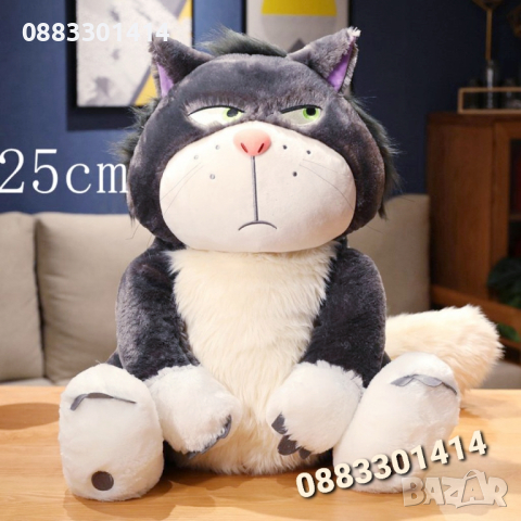 Котка Луцифер Плюшен котарак , снимка 4 - Плюшени играчки - 44897039