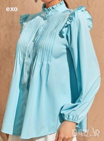 Дамска риза, Елегантна дамска риза, Ефектна дамска риза, снимка 3 - Блузи с дълъг ръкав и пуловери - 43244249