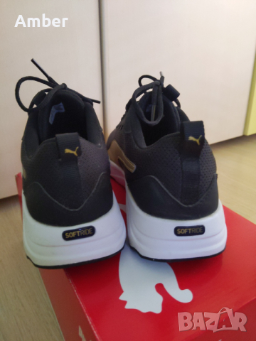 Puma Softride Sophia Easy черни маратонки със златист детайл, снимка 7 - Маратонки - 36570521