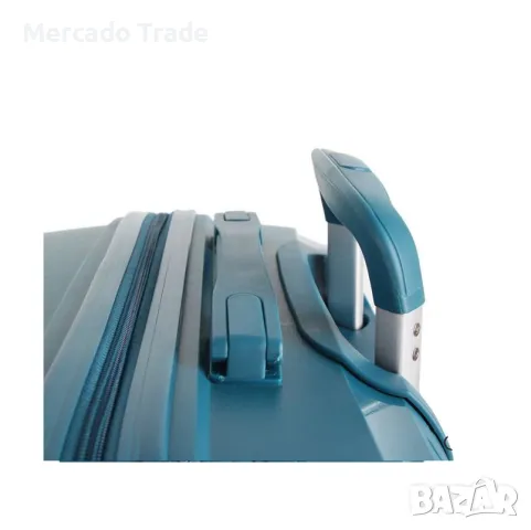 Куфар с колелца Mercado Тrade, 58л., Син, снимка 5 - Куфари - 47662404