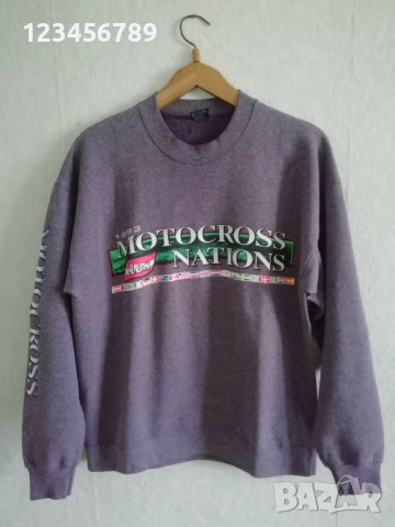 1993 Motocross des Nations Vintage CAL CRU Schwanenstadt Austria Vintage size L Shirt , снимка 2 - Блузи - 52708489