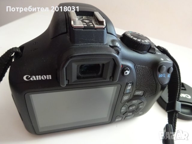 Canon EOS 1300D + 18-55 мм + Чанта + 8 ГБ (само 3000 кадъра), снимка 4 - Фотоапарати - 44126898