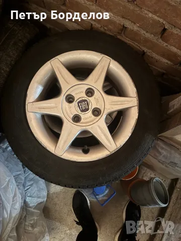 Джанти BORBET с гуми 4х98 Фиат Пунто, снимка 1