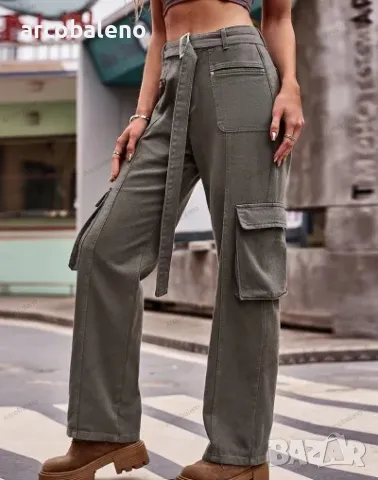 Дамски американски хип-хоп дънкови ежедневни панталони, 3цвята , снимка 2 - Дънки - 48395934