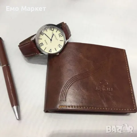 Луксозен комплект в кафяв цвят - супер качество, снимка 2 - Мъжки - 49529485