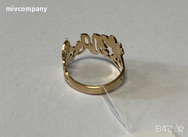 Златен пръстен 2.8гр., снимка 3 - Пръстени - 52614959