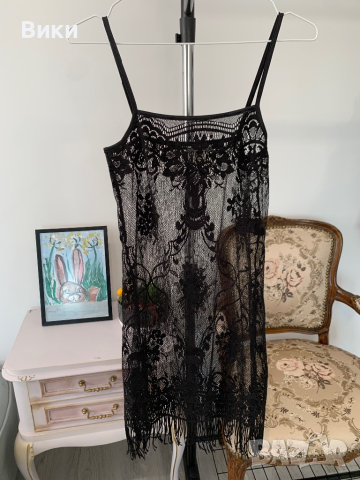 Плажна рокля в размер 38, подходяща за S/M, снимка 7 - Рокли - 44922632