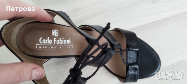Кожени сандали Carlo Fabiani, снимка 9 - Сандали - 43016831