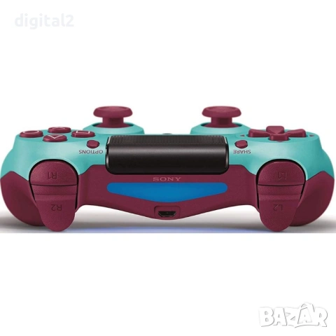 Sony DualShock 4 Berry Blue v2, Оригинален , Лимитиран , 2 г гаранция, снимка 8 - PlayStation конзоли - 53262327