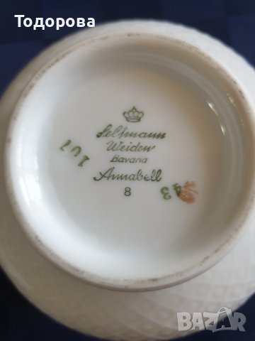 Порцеланов сервиз за кафе,чай-Бавария - 12 части., снимка 7 - Сервизи - 43594008